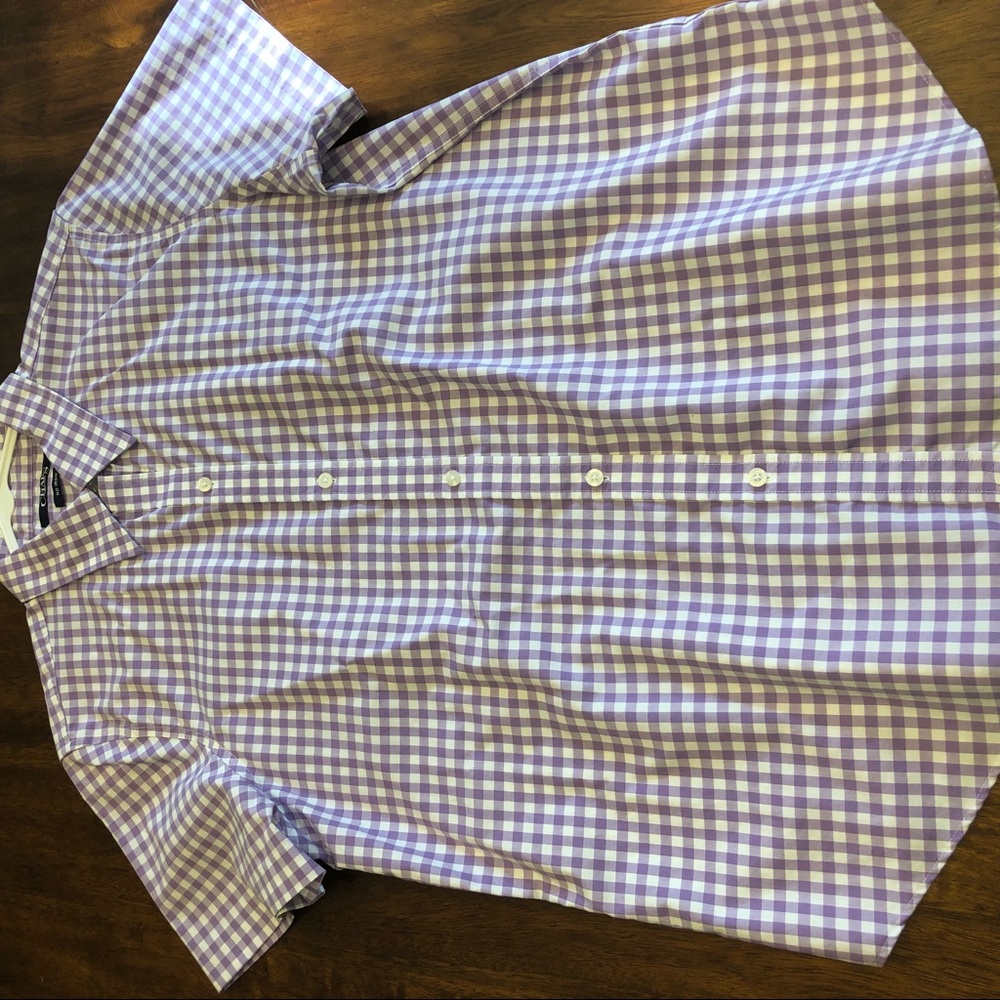gingham button up
